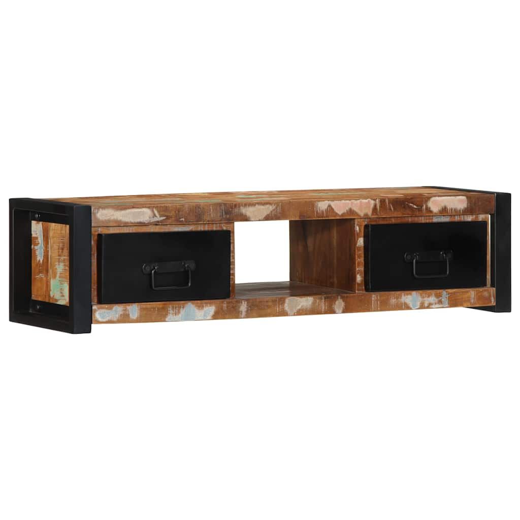 ντουλάπι τηλεόρασης vidaXL 100x30x25 cm από μασίφ ξύλο αναγεννημένο