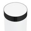 vidaXL Εξωτερικά Φωτιστικά Τοίχου 2 pcs Μαύρο 12 x 7.5 x 27 εκ