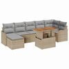 vidaXL &Sigma;&epsilon;&tau; &Kappa;&alpha;&nu;&alpha;&pi;έ &Kappa;ή&pi;&omicron;&upsilon; &mu;&epsilon; &alpha;&pi;&omicron;&theta;ή&kappa;&epsilon;&upsilon;&sigma;&eta; 8 pcs &Mu;&pi;&epsilon;&zeta; &Pi;&omicron;&lambda;&upsilon; &rho;ά&tau;&alpha;&nu;