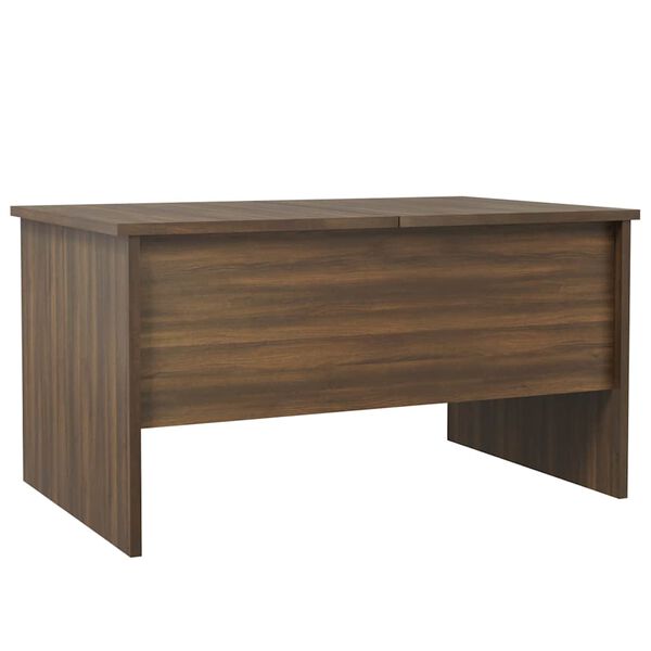 vidaXL Τραπεζάκι Σαλονιού Καφέ Δρυς 80x50x42,5εκ. Επεξεργασμένο Ξύλο