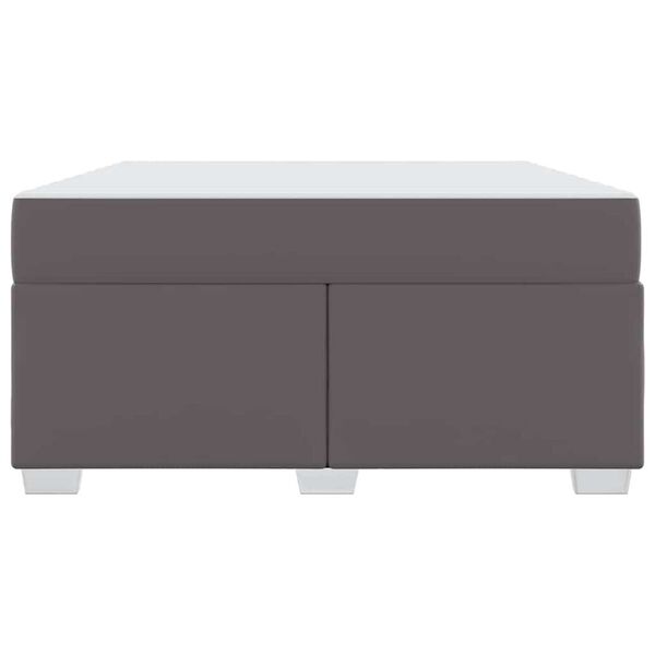 vidaXL Σκελετός Κρεβατιού Άλλο Γκρι 140 x 200 cm Τεχνητό δέρμα