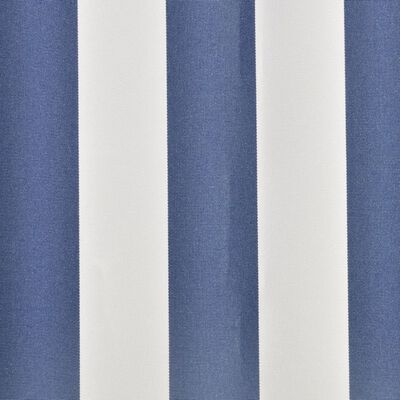 vidaXL Τεντόπανο Μπλε & Λευκό 6 x 3 μ. Καραβόπανο (Χωρίς Πλαίσιο)
