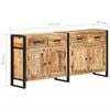 vidaXL Μπουφές 172 x 35 x 80 εκ. από Μασίφ Ξύλο Μάνγκο