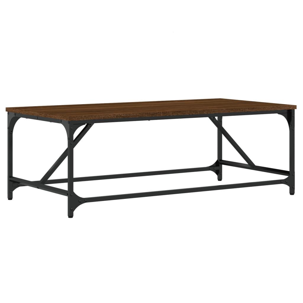 vidaXL Τραπεζάκι Σαλονιού Καφέ Δρυς 100x50x35 εκ. Επεξεργασμ. Ξύλο