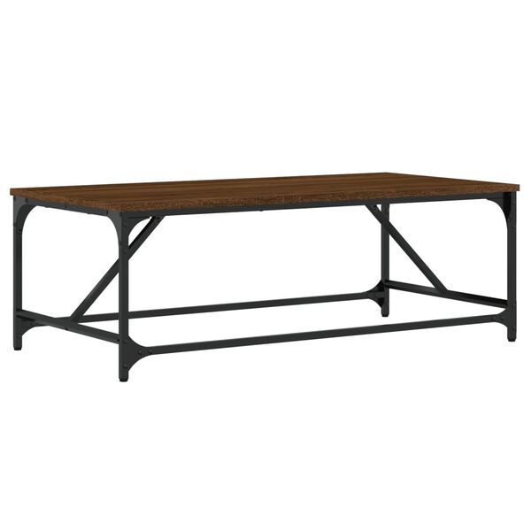 vidaXL Τραπεζάκι Σαλονιού Καφέ Δρυς 100x50x35 εκ. Επεξεργασμ. Ξύλο