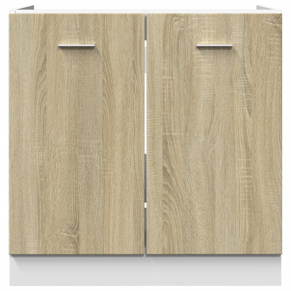 vidaXL Κάτω Ντουλάπι Lyon Sonoma Δρυς 80 x 46 x 81,5 εκ. Επεξ. Ξύλο