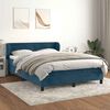 vidaXL &Kappa;&rho;&epsilon;&beta;ά&tau;&iota; Boxspring &mu;&epsilon; &Sigma;&tau;&rho;ώ&mu;&alpha; &Sigma;&kappa;&omicron;ύ&rho;&omicron; &Mu;&pi;&lambda;&epsilon; 140x190 &epsilon;&kappa;. &Beta;&epsilon;&lambda;&omicron;ύ&delta;&iota;&nu;&omicron;