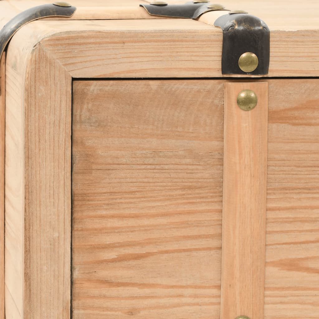 vidaXL Έπιπλο Τηλεόρασης 110 x 33 x 35 εκ. από Μασίφ Ξύλο Ελάτης