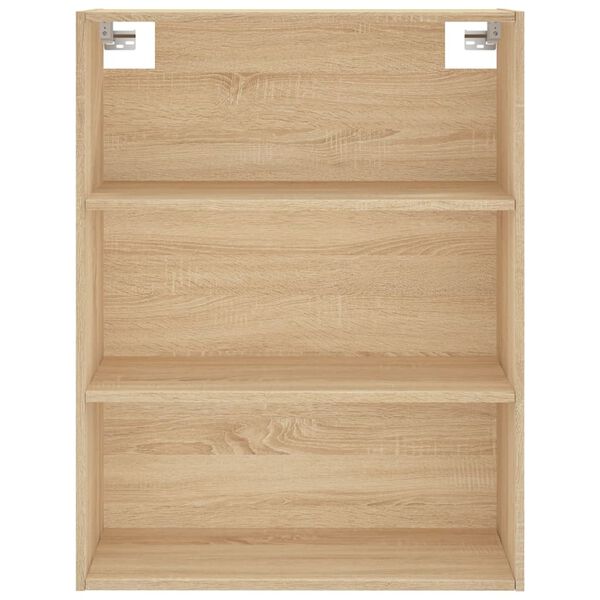 vidaXL Ντουλάπι Sonoma δρυς 69,5 x 34 x 180 εκ. από Επεξεργασμένο Ξύλο