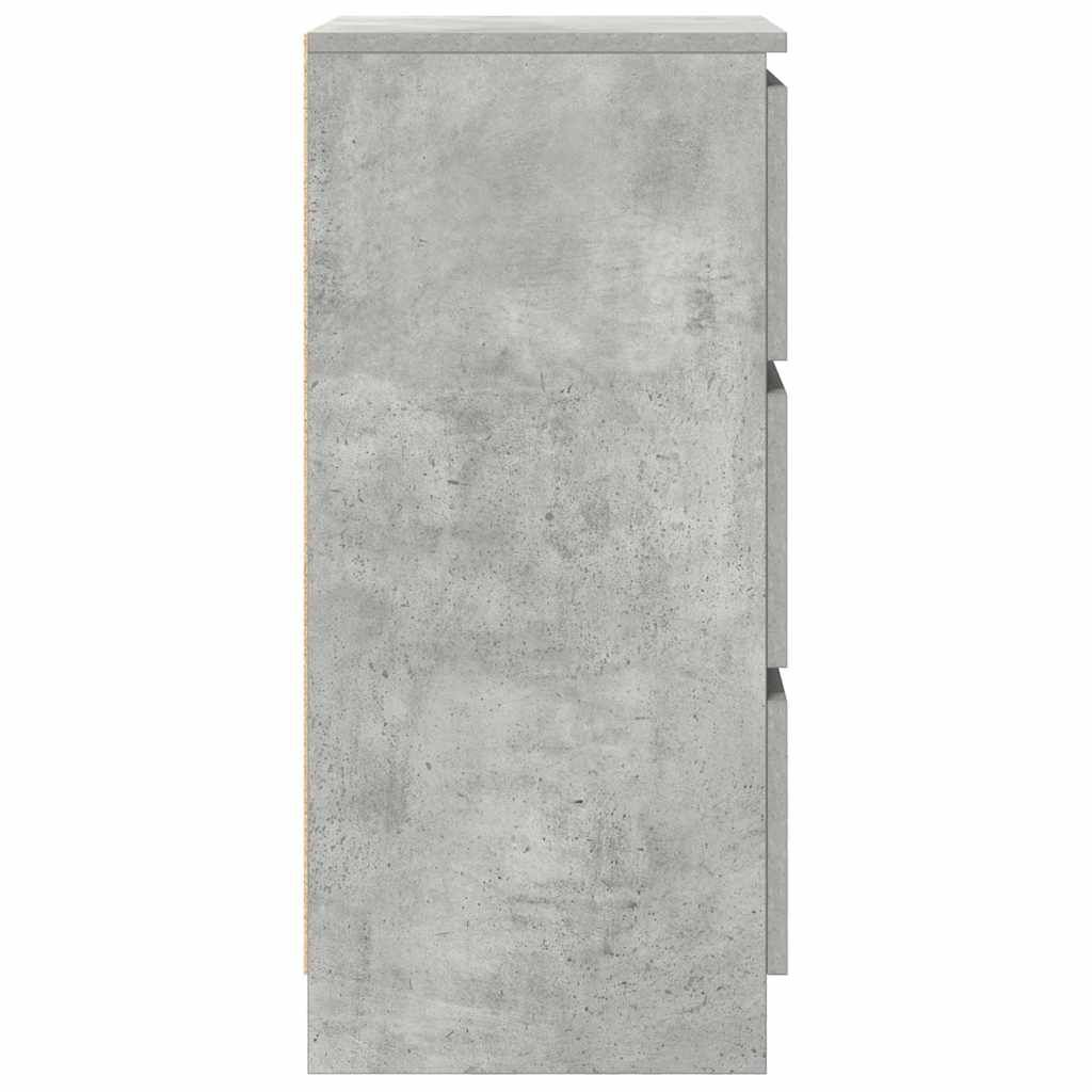 vidaXL Ντουλάπι Γκρι Σκυροδέματος 37,5x35x76 εκ. Επεξεργασμένο Ξύλο