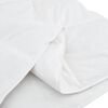 vidaXL Σετ Κουβέρτας με μαξιλάρι 2 pcs Λευκό 155 x 220 cm Πούπουλο