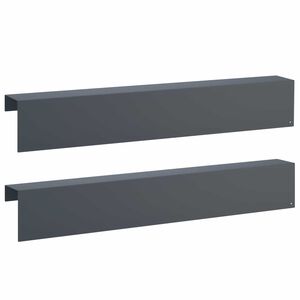 vidaXL &Pi;&rho;&omicron;&phi;ί&lambda; &epsilon;&pi;&iota;&kappa;ά&lambda;&upsilon;&psi;&eta;&sigmaf; &kappa;ή&pi;&omicron;&upsilon; 2 &tau;&mu;&chi;. 100 x 10 x 15 cm &Alpha;&tau;&sigma;ά&lambda;&iota; &Alpha;&nu;&theta;&rho;&alpha;&kappa;ί