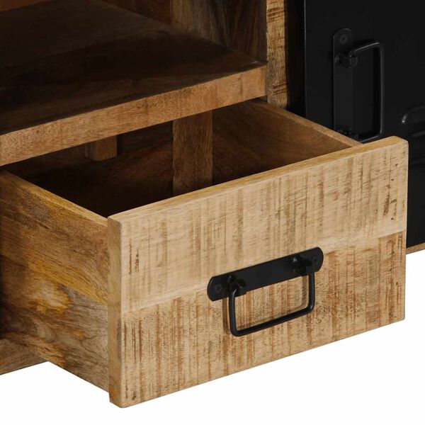 vidaXL Ντουλάπι τηλεόρασης 100x30x40 cm Στερεό ακατέργαστο ξύλο Mango