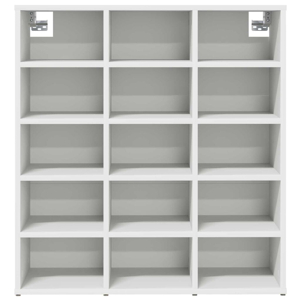 vidaXL Ντουλάπα Παπουτσιών Λευκό 52.5 x 30 x 50 εκ. Επεξεργασμένο ξύλο