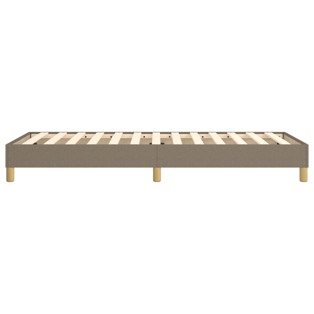 vidaXL Σκελετός Κρεβατιού Χωρίς Στρώμα Taupe 80x200 εκ. Υφασμάτινο