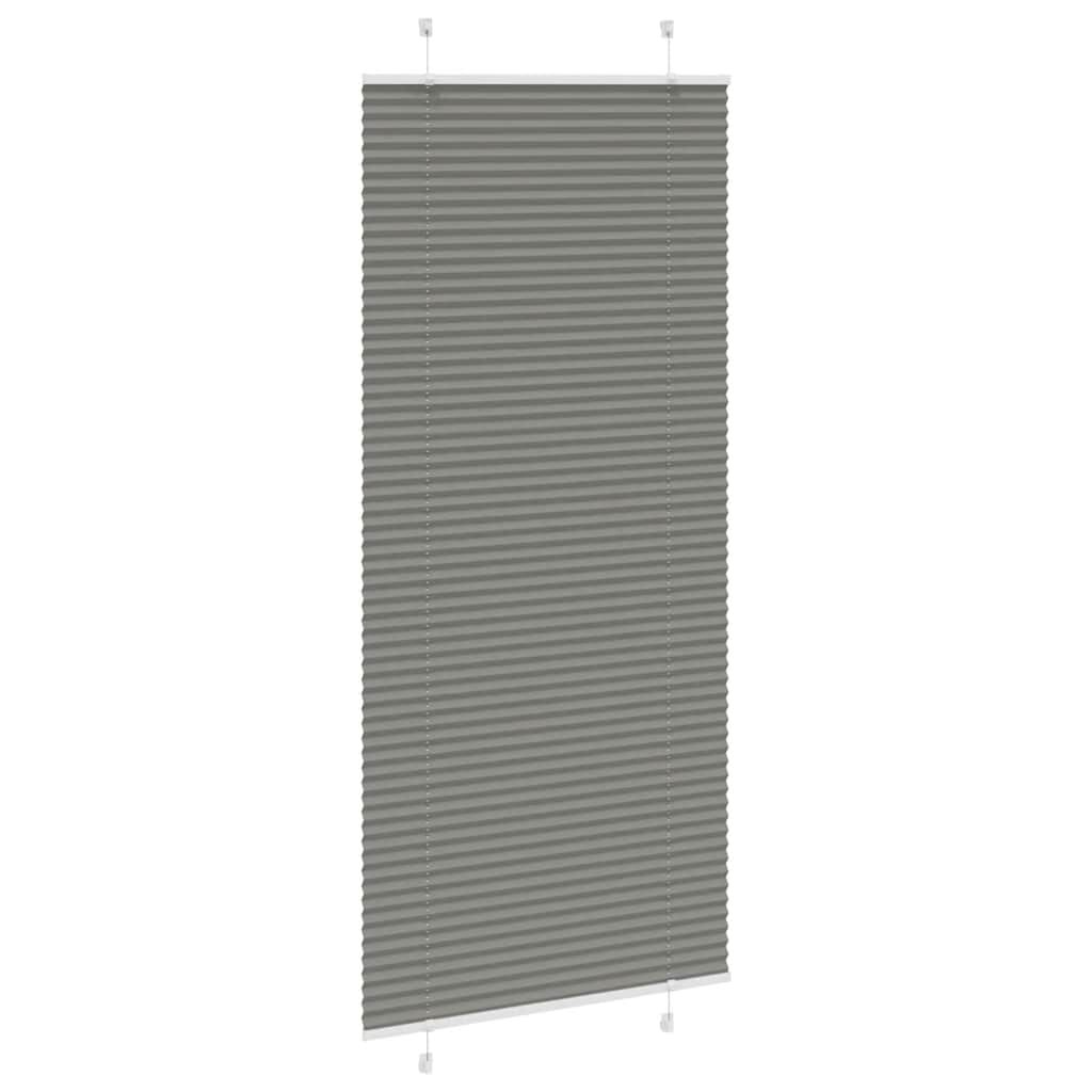 vidaXL Πλισέ περσίδα Ανθρακί 95x200 cm Πλάτος υφάσματος 94,4 cm