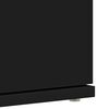 vidaXL Ντουλάπα Παπουτσιών Μαύρο 80 x 39 x 180 εκ Επεξεργασμένο ξύλο