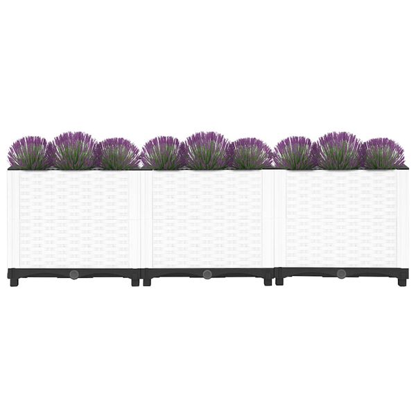 vidaXL Ζαρντινιέρα 120 x 40 x 38 εκ. από Πολυπροπυλένιο