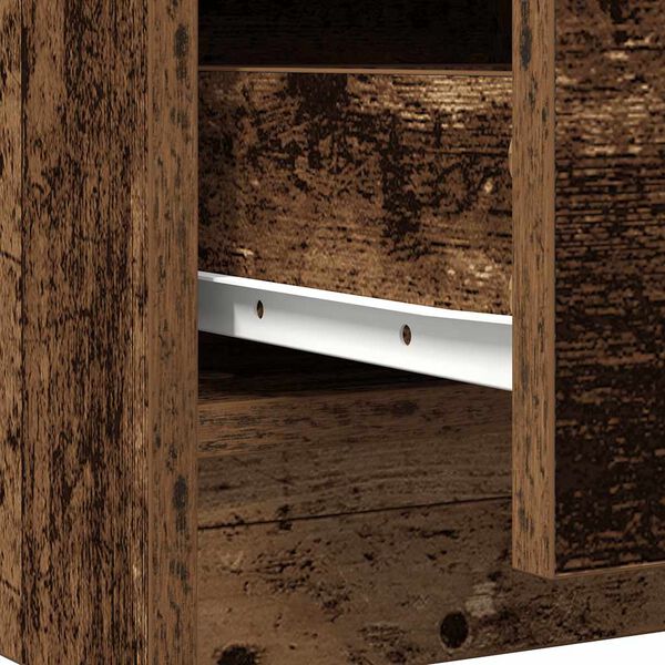 vidaXL Συρταριέρα με Συρτάρια Παλαιό ξύλο 71x35x65 εκ. από Επεξ. Ξύλο