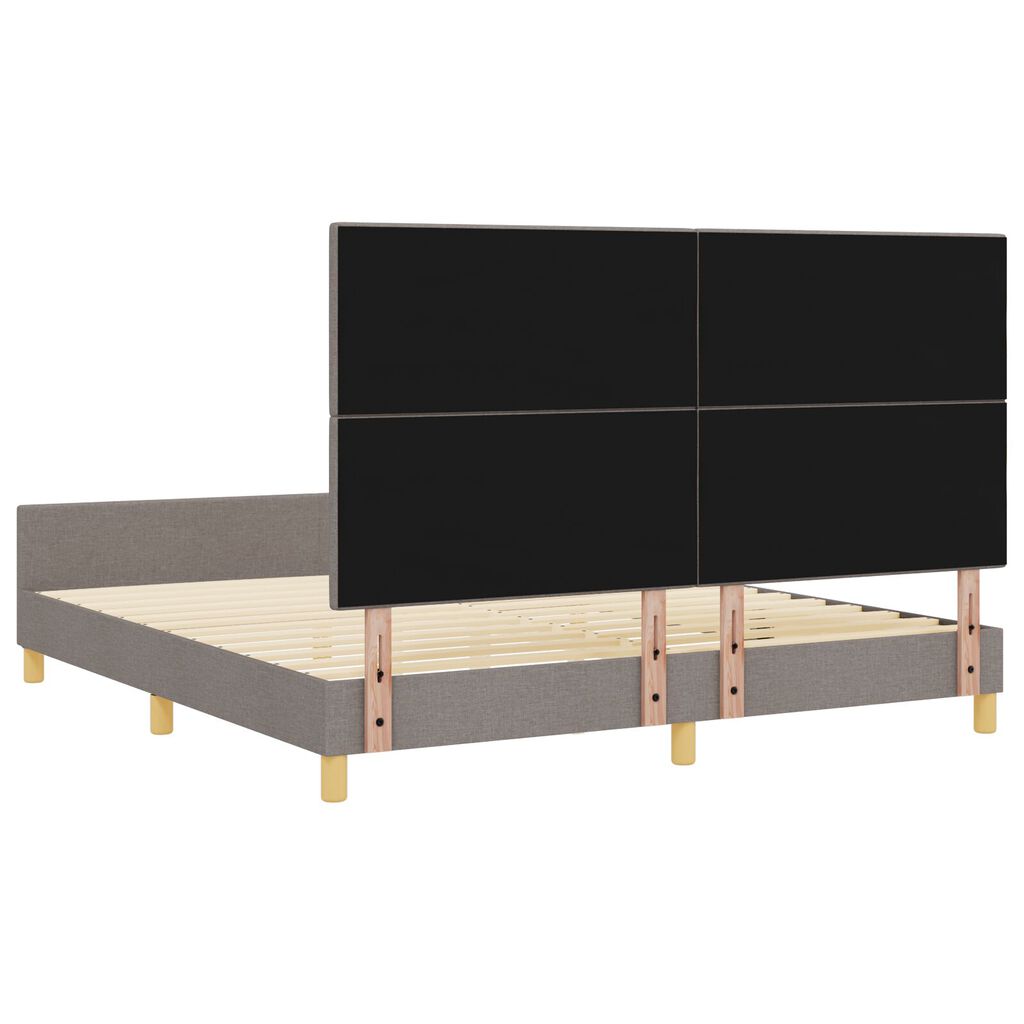 vidaXL Κρεβάτι Ταμπά 180x200 εκ. Υφασμάτινο