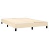 vidaXL &Kappa;&rho;&epsilon;&beta;ά&tau;&iota; Boxspring &mu;&epsilon; &Sigma;&tau;&rho;ώ&mu;&alpha; &Kappa;&rho;&epsilon;&mu; 140x190 &epsilon;&kappa;. &Upsilon;&phi;&alpha;&sigma;&mu;ά&tau;&iota;&nu;&omicron;