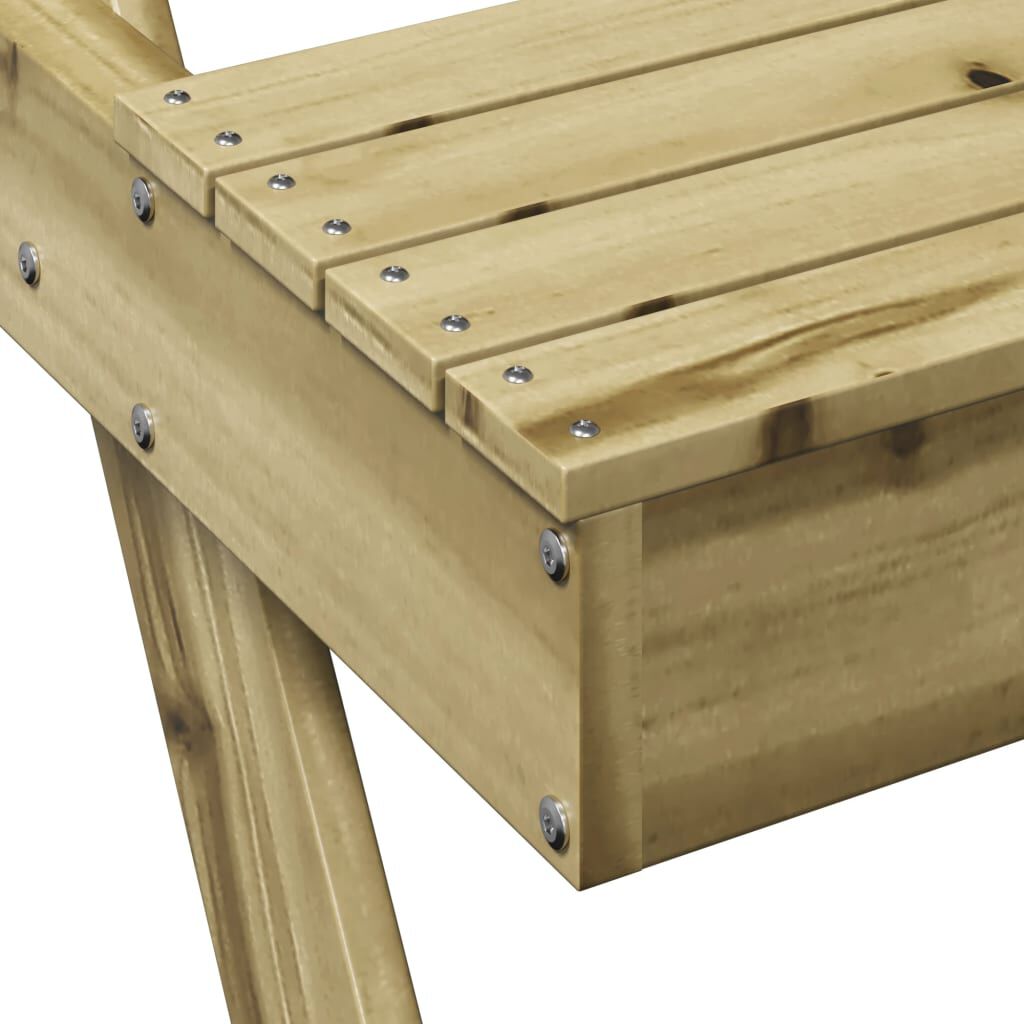 vidaXL Τραπέζι Πικνίκ 105 x 134 x 75 εκ. από Εμποτισμένο Ξύλο Πεύκου