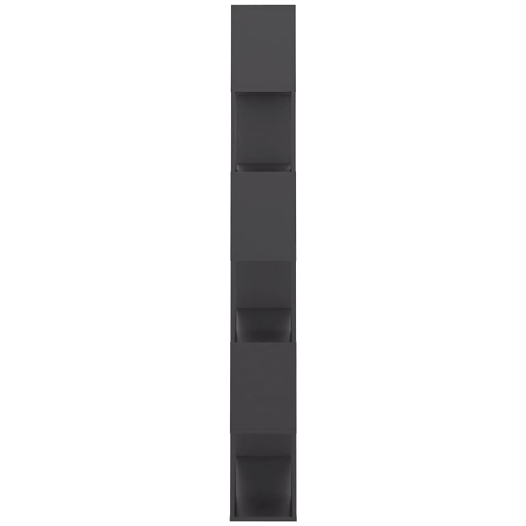 vidaXL Βιβλιοθήκη/Διαχωριστικό Χώρου Γκρι 80x24x186 εκ. Μοριοσανίδα