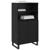 vidaXL Highboard &Mu;&alpha;ύ&rho;&omicron; 60 x 36 x 110 &epsilon;&kappa; &Epsilon;&pi;&epsilon;&xi;&epsilon;&rho;&gamma;&alpha;&sigma;&mu;έ&nu;&omicron; &xi;ύ&lambda;&omicron;