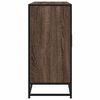 vidaXL Sideboard καφέ δρυς 134x35x76 cm Κατασκευασμένο ξύλο