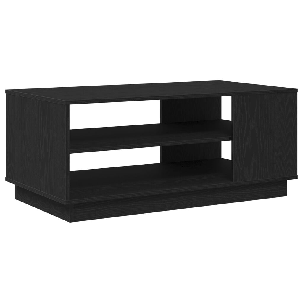 vidaXL Μαύρο Τραπέζι σαλονιού 102x55x43 εκ. Κατασκευασμένο από Επεξεργασμένο Ξύλο