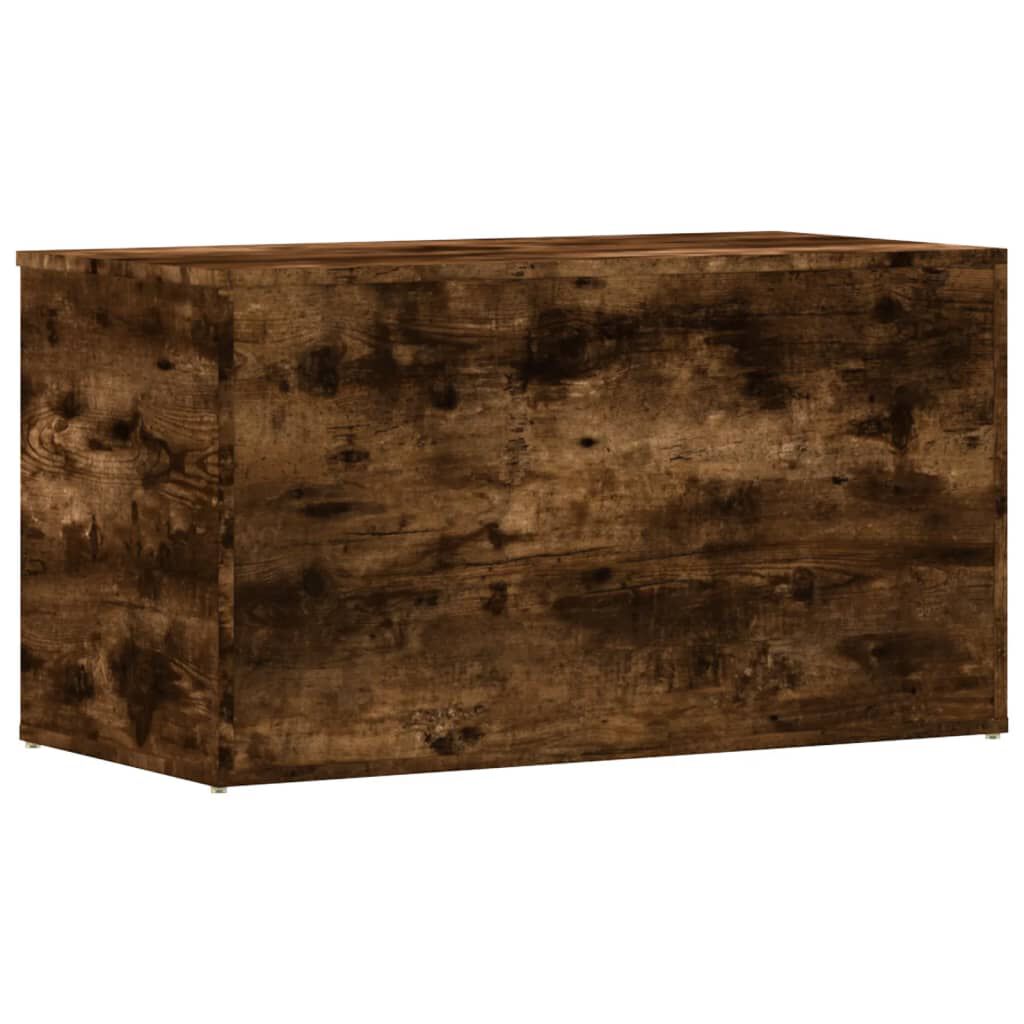 vidaXL Μπαούλο Αποθήκευσης Καπνιστή Δρυς 84x42x46 εκ. Επεξεργ. Ξύλο