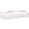 vidaXL Στρώμα με Pocket Springs Medium 90x190 εκ. Μονό