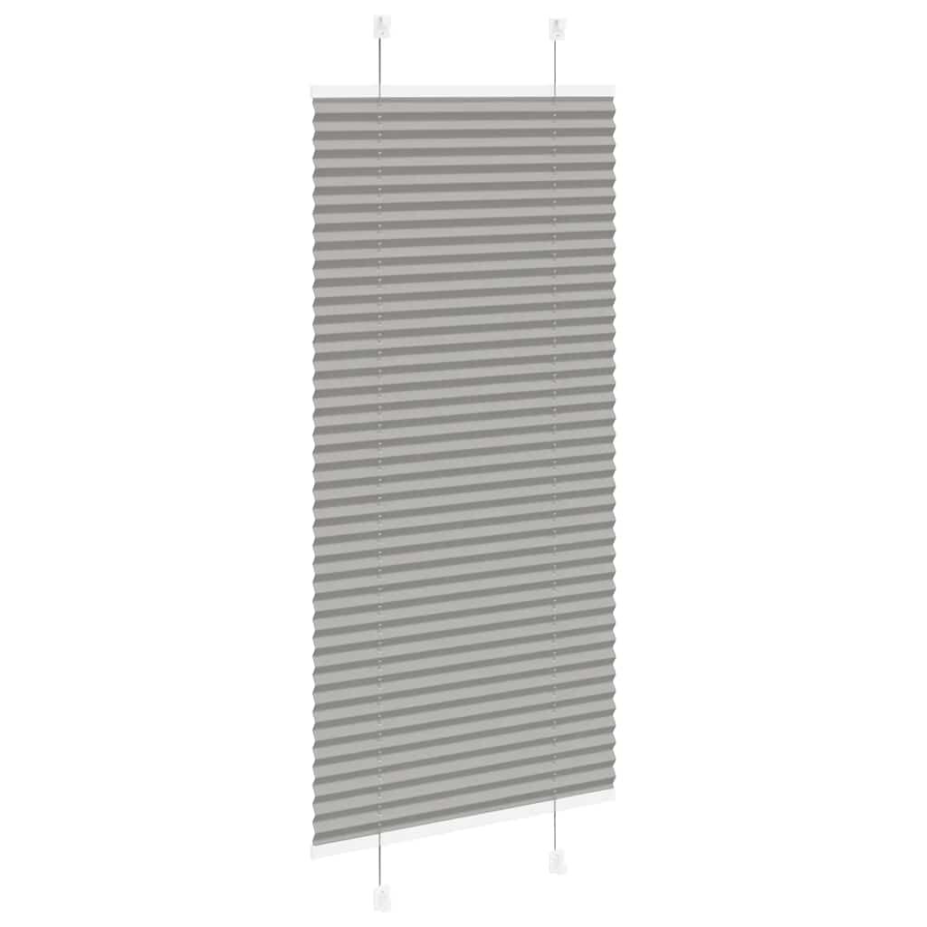 vidaXL Πλισέ περσίδα Ανθρακί 60x100 cm Πλάτος υφάσματος 59,4 cm