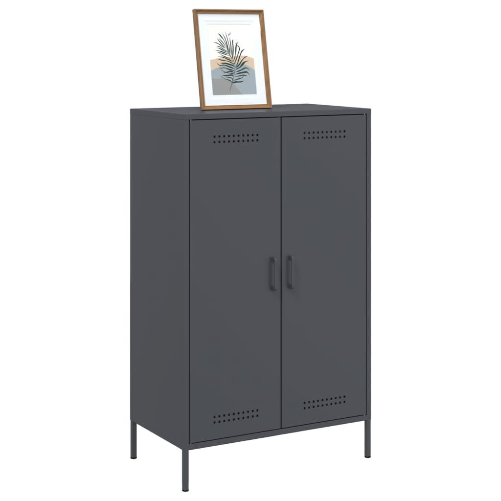 vidaXL Ντουλάπι Ανθρακί 68x39x113 εκ. από Ατσάλι