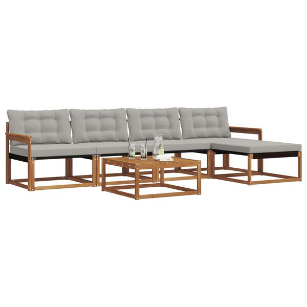 vidaXL &Sigma;&epsilon;&iota;&rho;ά &Kappa;&alpha;&nu;&alpha;&pi;έ &Epsilon;&xi;&omega;&tau;&epsilon;&rho;&iota;&kappa;&omicron;ύ 6 pcs &Phi;&upsilon;&sigma;&iota;&kappa;ό &kappa;&alpha;&iota; &Alpha;&nu;&omicron;&iota;&chi;&tau;ό &Gamma;&kappa;&rho;&iota;