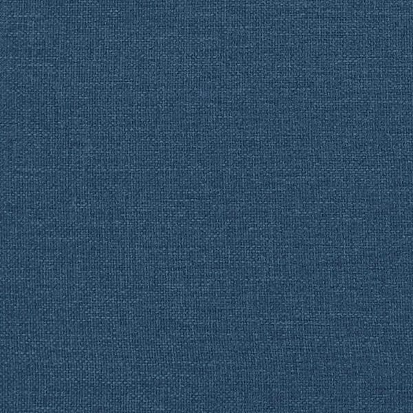 vidaXL Οθωμανικό κρεβάτι με στρώμα μπλε 140x200cm ύφασμα