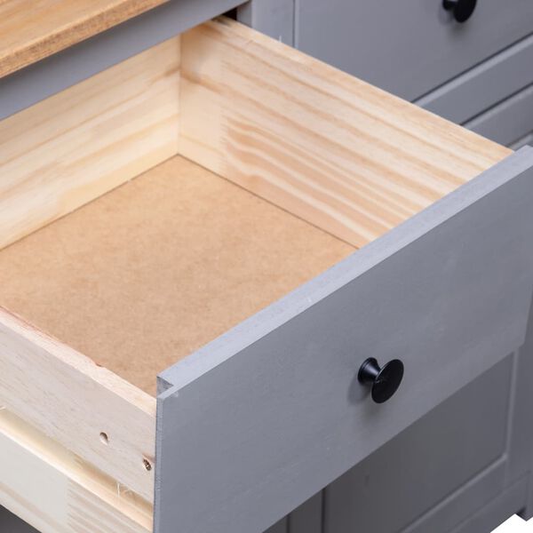 vidaXL Μπουφές 93 x 40 x 80 εκ. από Μασίφ Ξύλο Πεύκου Σειρά Panama