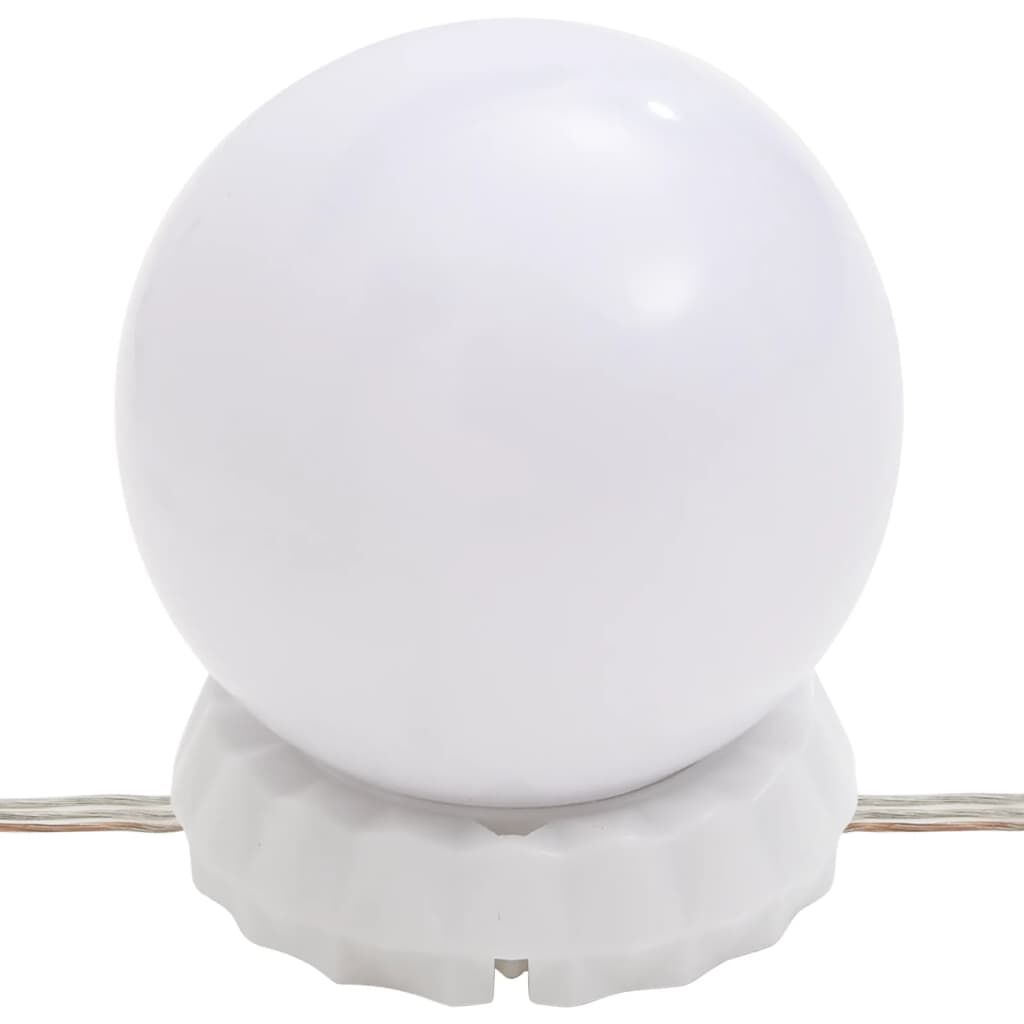 vidaXL Μπουντουάρ με LED Όψη Παλαιού Ξύλου 60 x 40 x 140 εκ.
