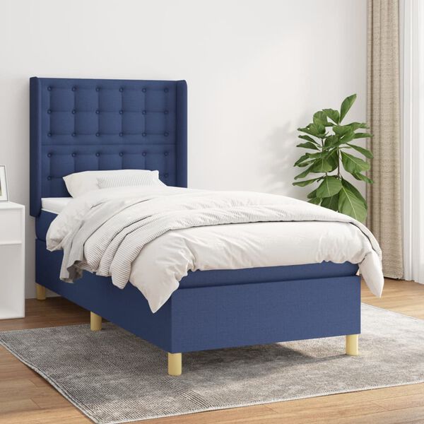 vidaXL &Kappa;&rho;&epsilon;&beta;ά&tau;&iota; Boxspring &mu;&epsilon; &Sigma;&tau;&rho;ώ&mu;&alpha; &Mu;&pi;&lambda;&epsilon; 80x200 &epsilon;&kappa;. &Upsilon;&phi;&alpha;&sigma;&mu;ά&tau;&iota;&nu;&omicron;
