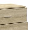 vidaXL Συρταριέρα Sonoma Δρυς 60x39x80 εκ. Επεξεργασμένο Ξύλο