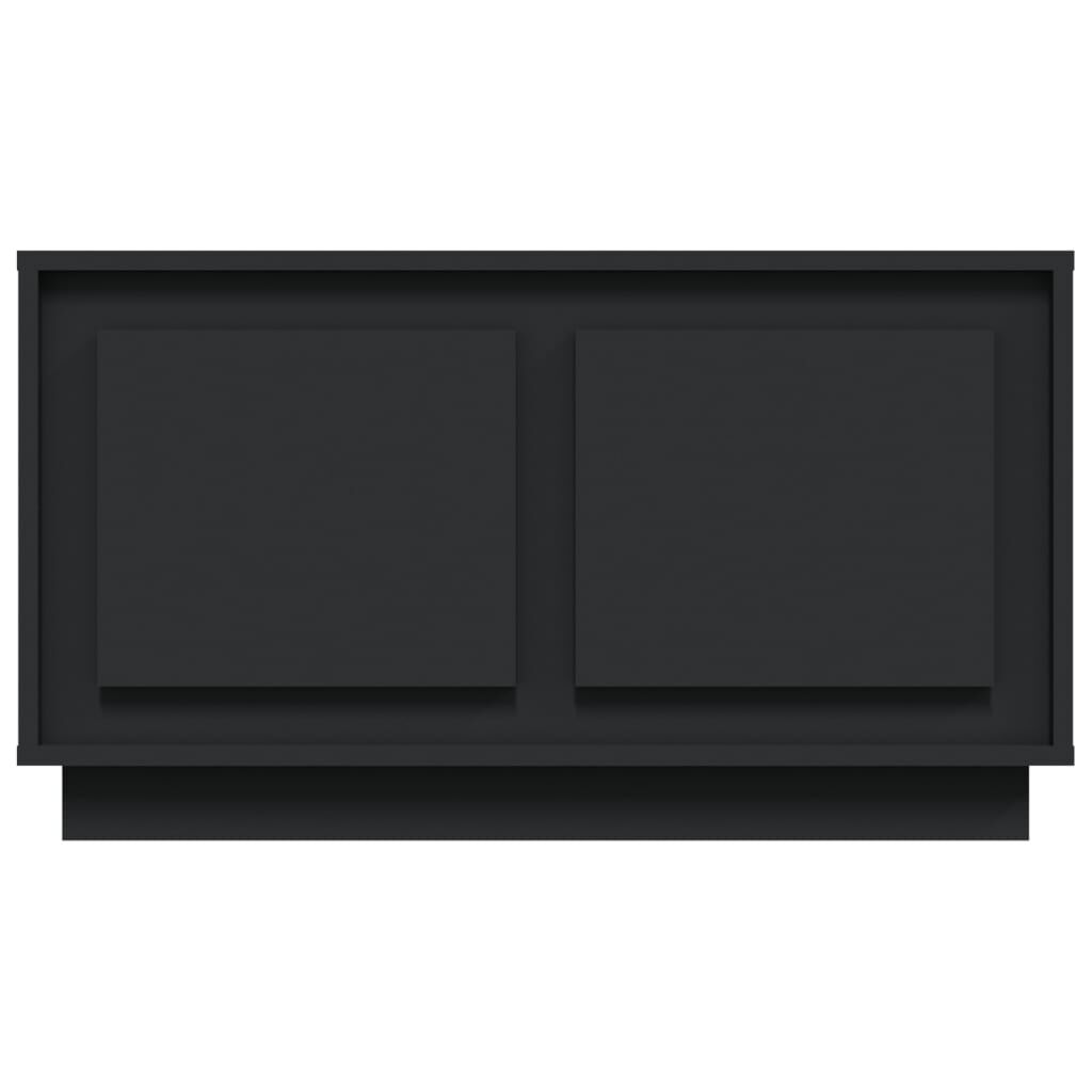 vidaXL Έπιπλο Τηλεόρασης Μαύρο 80 x 35 x 45 εκ. από Επεξεργασμένο Ξύλο