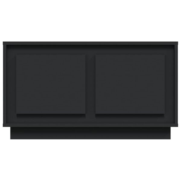 vidaXL Έπιπλο Τηλεόρασης Μαύρο 80 x 35 x 45 εκ. από Επεξεργασμένο Ξύλο