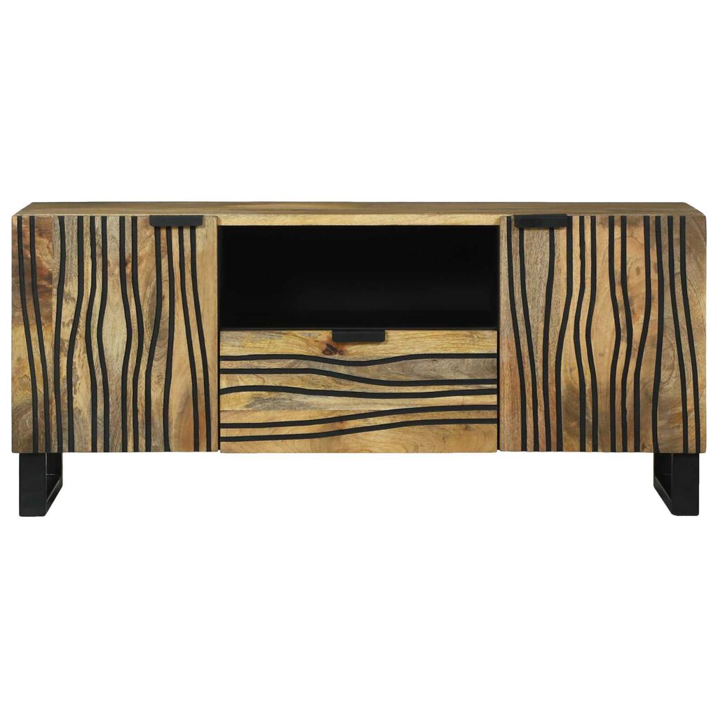 vidaXL Ντουλάπα Τηλεόρασης 105x33.5x46 cm Μασίφ Ξύλο Μάνγκο