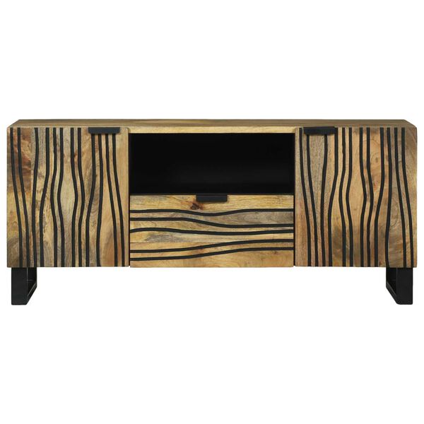 vidaXL Ντουλάπα Τηλεόρασης 105x33.5x46 cm Μασίφ Ξύλο Μάνγκο