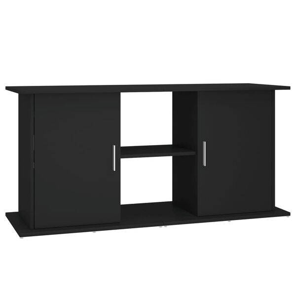 vidaXL Βάση Ενυδρείου Μαύρη 121 x 41 x 58 εκ. από Επεξεργασμένο Ξύλο