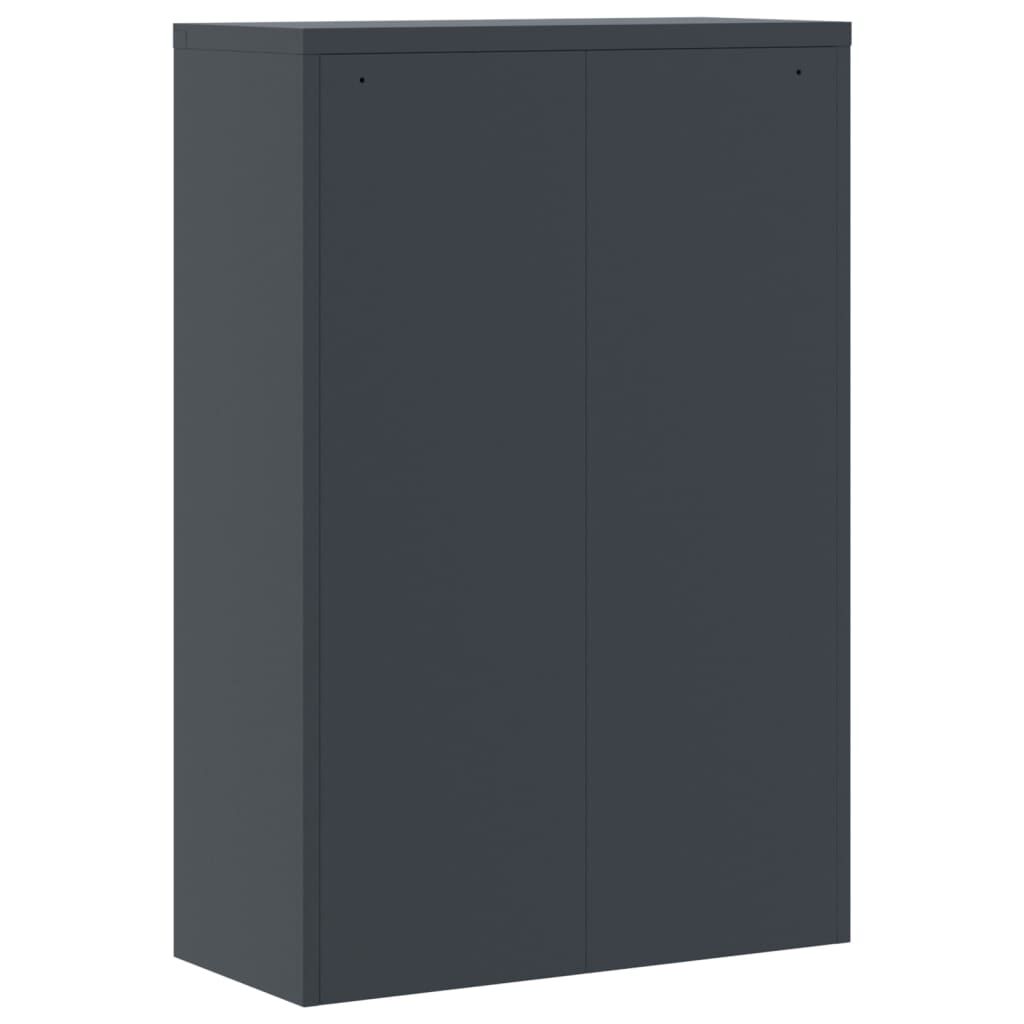 vidaXL Αρχειοθήκη Ανθρακί 90 x 40 x 140 εκ. Ατσάλινη
