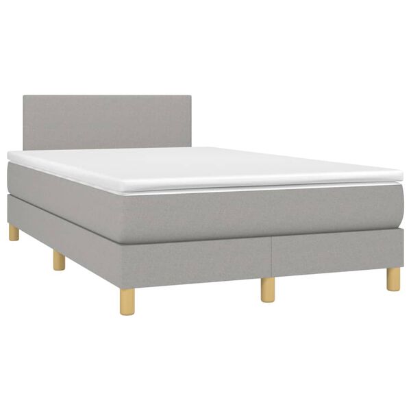 vidaXL &Kappa;&rho;&epsilon;&beta;ά&tau;&iota; Boxspring &mu;&epsilon; &Sigma;&tau;&rho;ώ&mu;&alpha; &Alpha;&nu;&omicron;&iota;&chi;&tau;ό &Gamma;&kappa;&rho;&iota; 120x200 &epsilon;&kappa;. &Upsilon;&phi;&alpha;&sigma;&mu;ά&tau;&iota;&nu;&omicron;