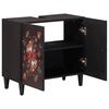 vidaXL Ντουλάπι νιπτήρα Πολύχρωμο 62 x 33 x 58 εκ. Στερεό ξύλο μάνγκο
