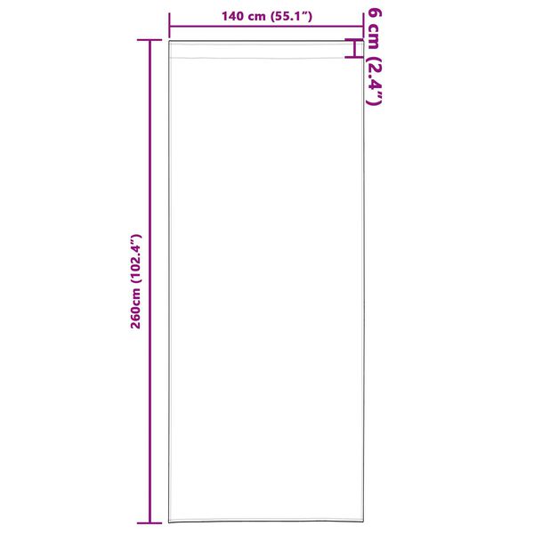 vidaXL Κουρτίνες με κουρτίνες 2 pcs Μπεζ 260 x 140 εκ. Πολυεστέρας
