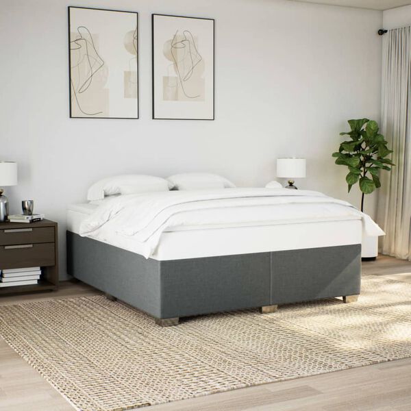 vidaXL &Kappa;&rho;&epsilon;&beta;ά&tau;&iota; Boxspring &mu;&epsilon; &Sigma;&tau;&rho;ώ&mu;&alpha; &Sigma;&kappa;&omicron;ύ&rho;&omicron; &Gamma;&kappa;&rho;&iota; 180x200 &epsilon;&kappa; &Upsilon;&phi;&alpha;&sigma;&mu;ά&tau;&iota;&nu;